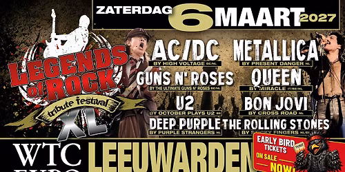 LEGENDS of ROCK Tribute Festival XL — muziek in Leeuwarden