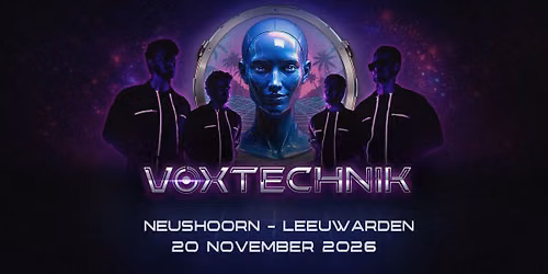 80s synth-pop LIVE by VoxTechnik – The Future Of The Past — muziek in Leeuwarden